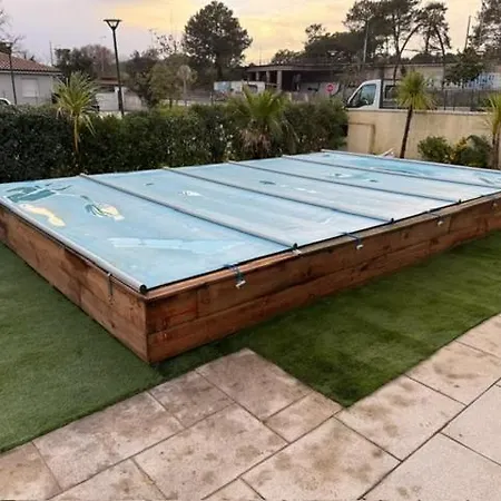 Belle Maison Malou Climatisee Calme, Piscine, Jacuzzi 3km Capbreton Ferienhaus *